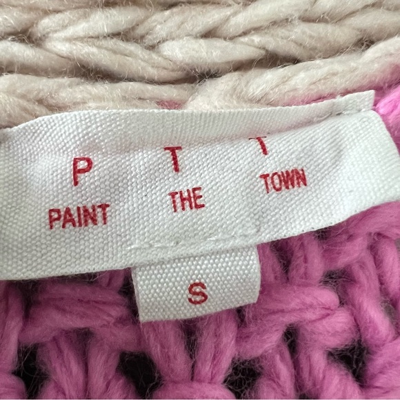 Rainbow Striped Chunky Knitted Cardigan - Picture 5 of 12